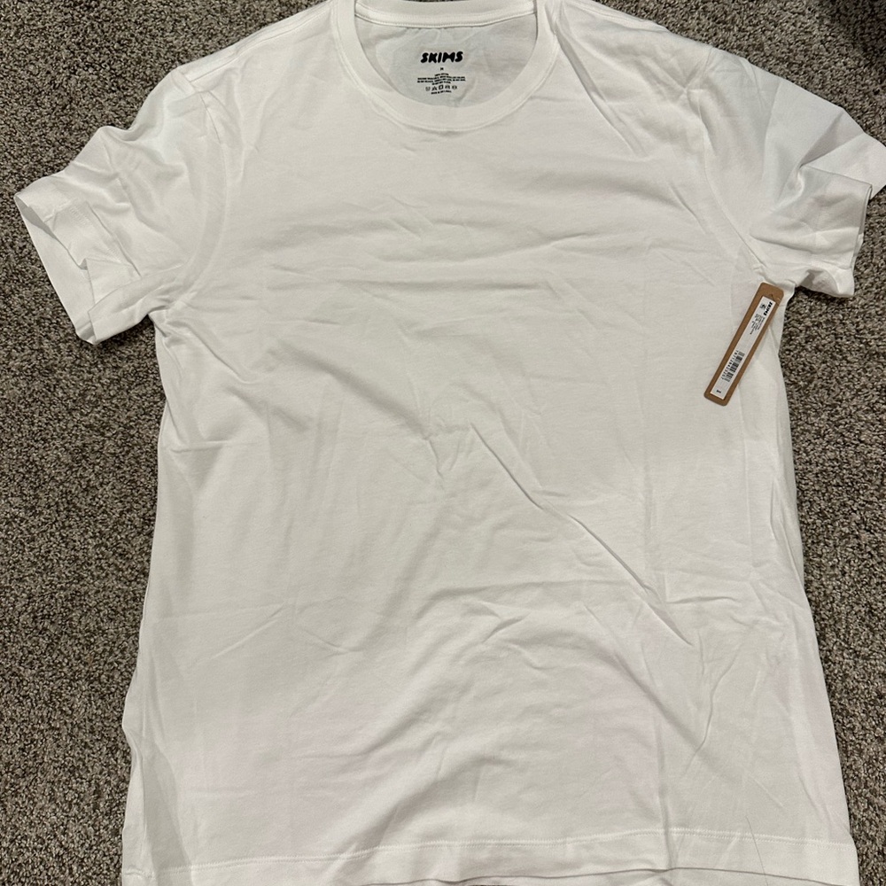 SKIMS Classic White Men's Short Sleeve Tee